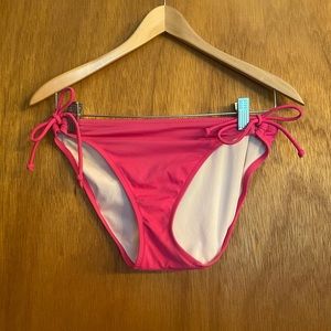 Hot Pink String Bikini Bottoms